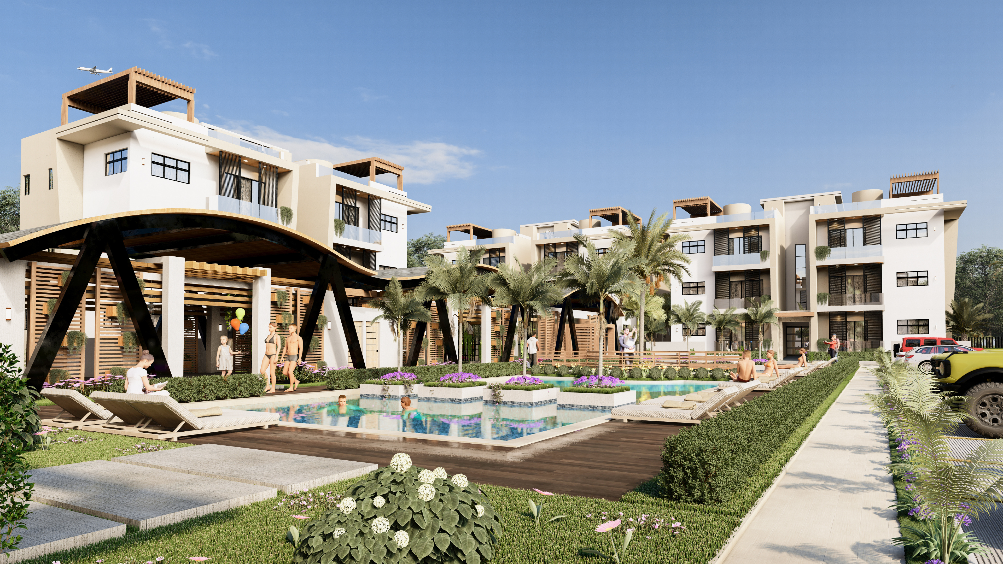 Sofisticados Apartamentos en el Residencial Villas Bávaro - Vista 1