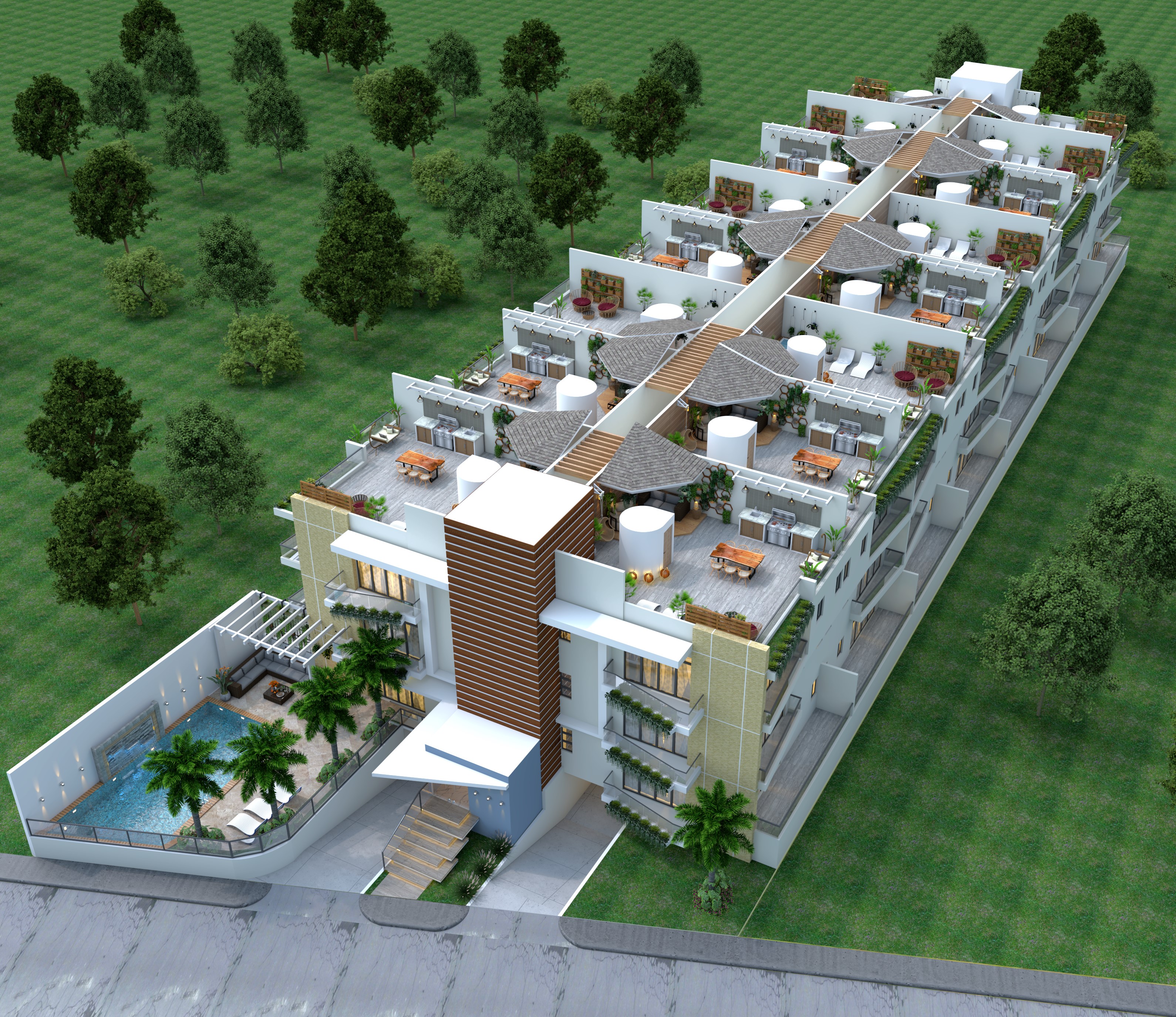 Exclusivo Complejo de Apartamentos en Bávaro - Vista 1